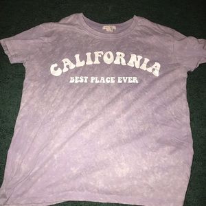 light purple california shirt